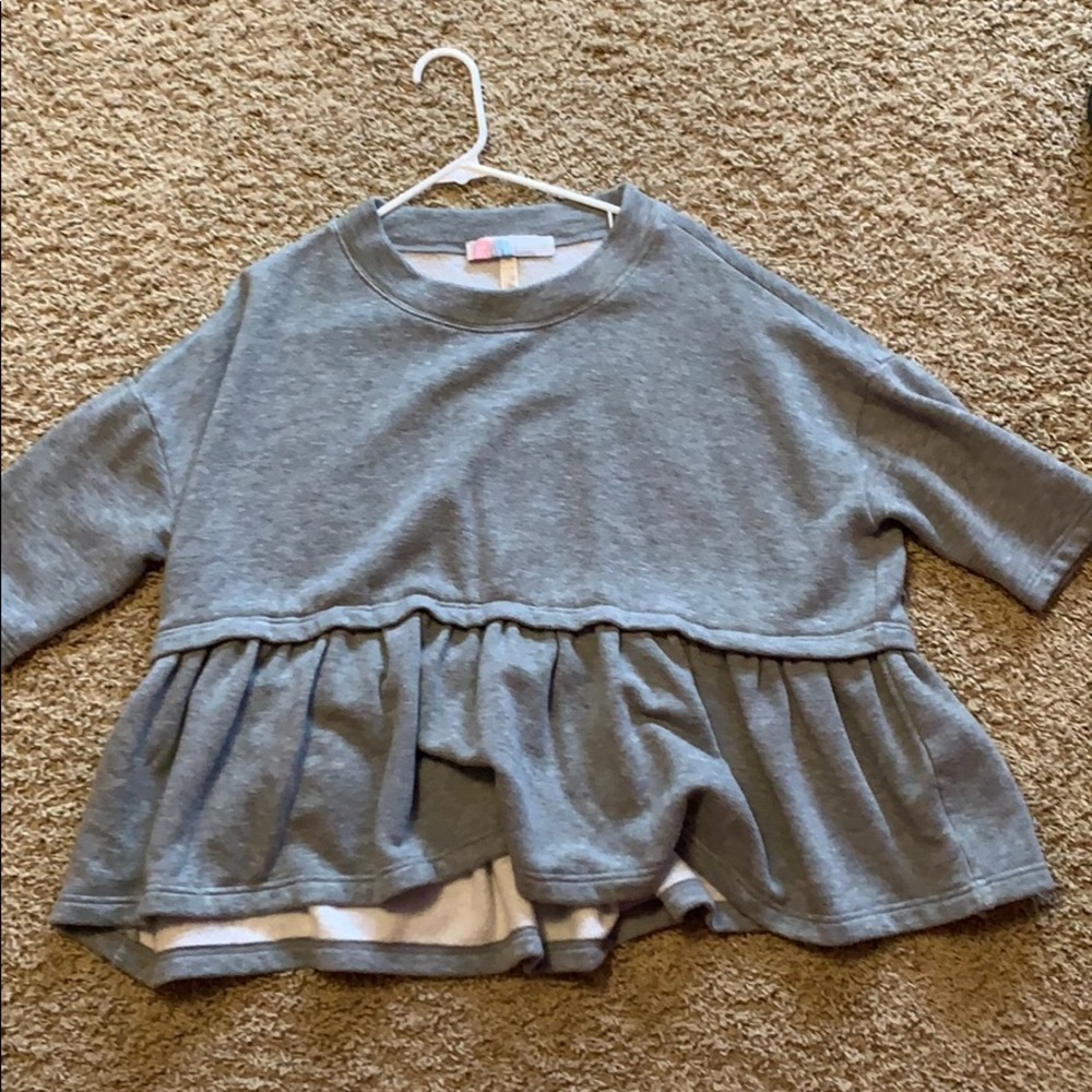 Free People oversized sweatshirt